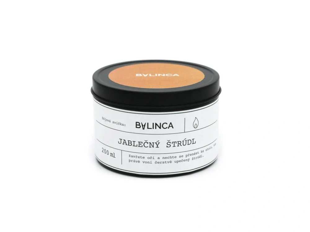 Sójová svíčka: Jablečný štrúdl 200 ml