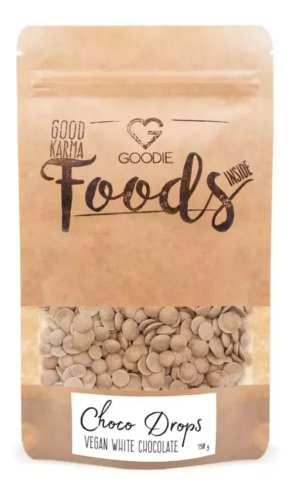 BIO choco drops z bílé čokolády, 150 g