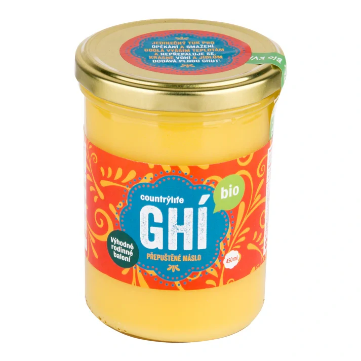 Přepuštěné máslo GHI 450 ml BIO COUNTRY LIFE