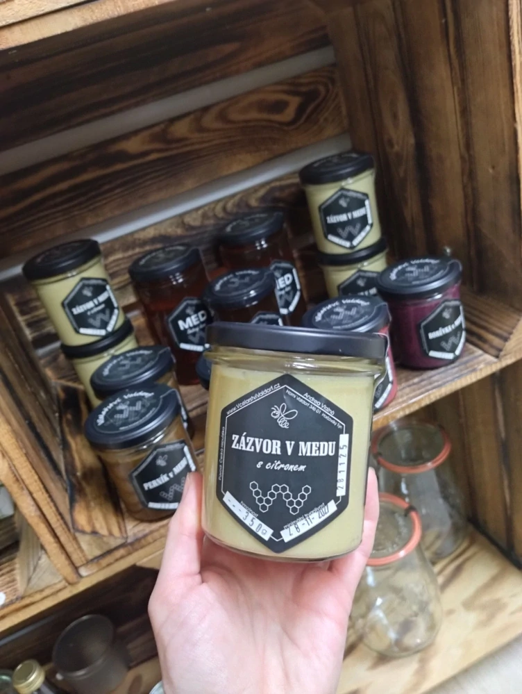 Med zázvor+citron 350g