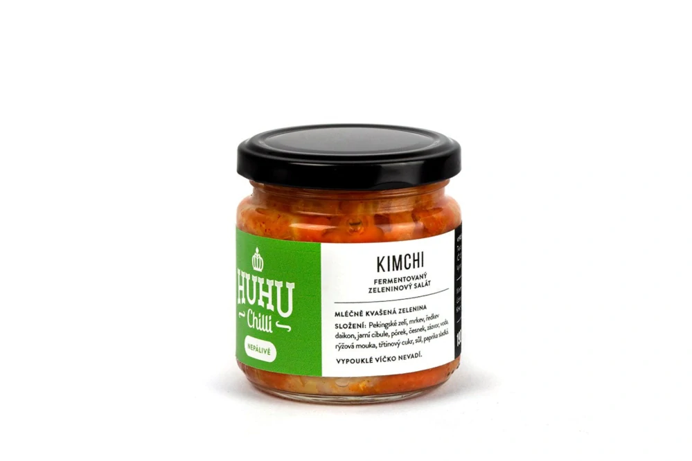 Kimchi nepálivé - fermentovaný zeleninový salát - VEGAN - HUHUCHILLI 190g