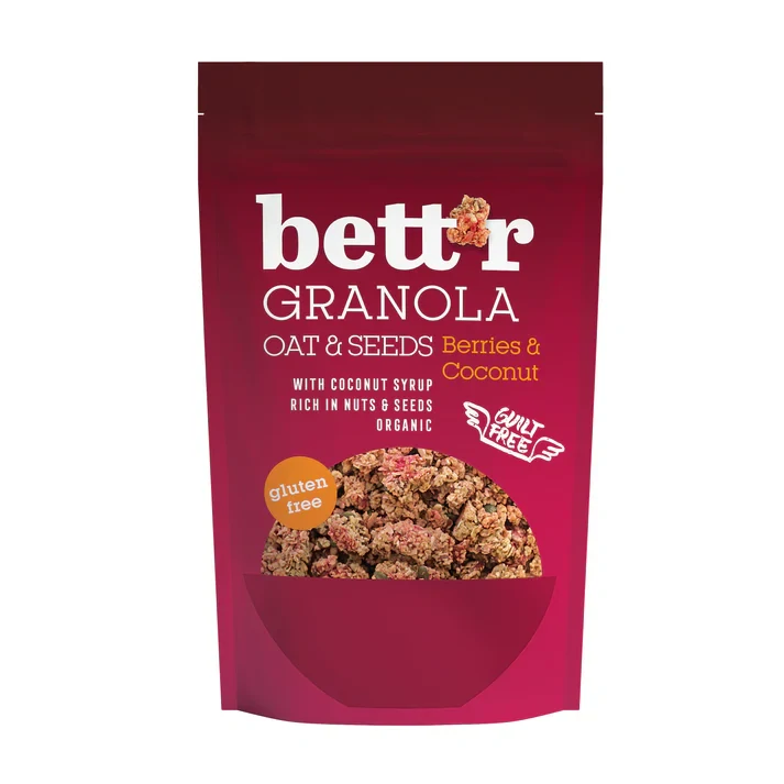 Granola s ovocem a kokosem bezlepková 300 g BIO BETT´R