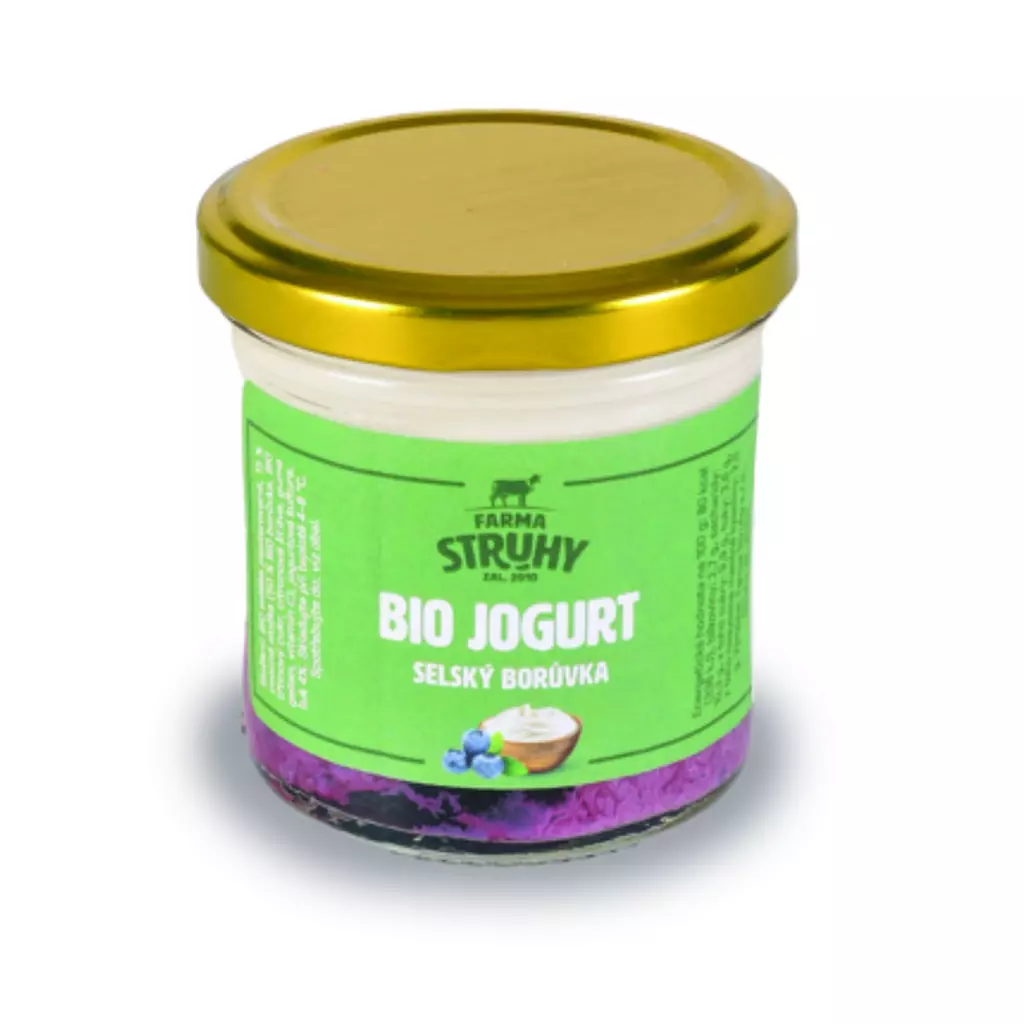 BIO selský jogurt Borůvka Farma Struhy