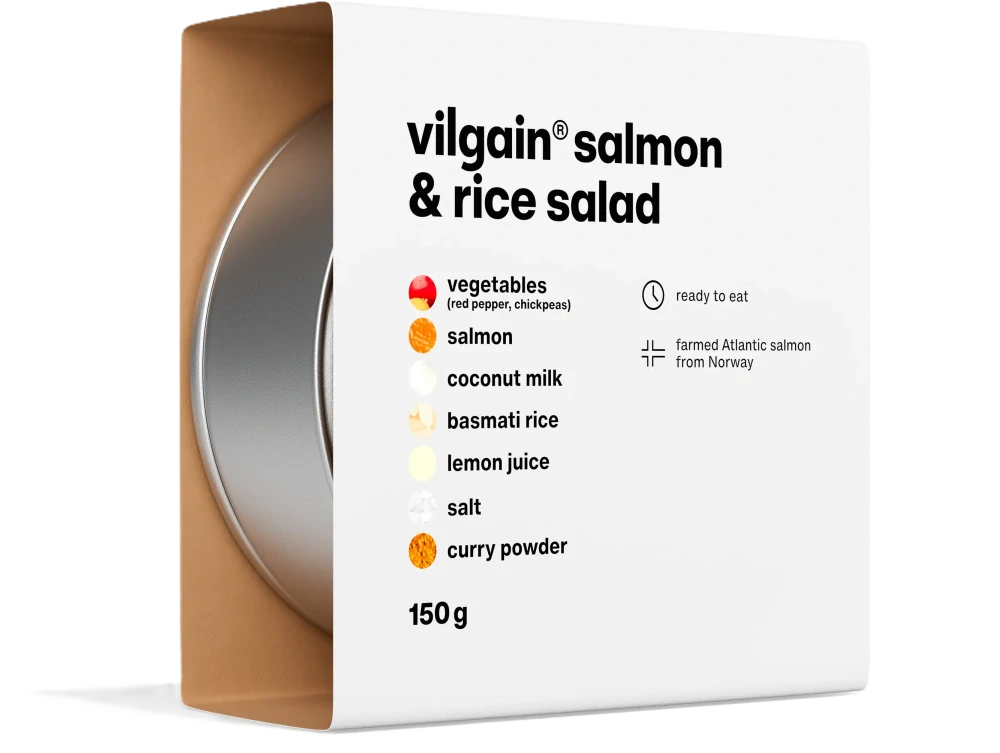 Vilgain Lososový salát s rýží 150 g