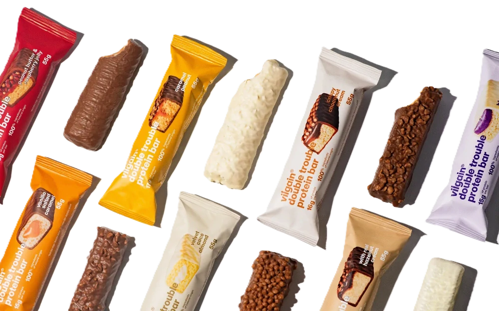 Vilgain Double Trouble Protein Bar 55 g