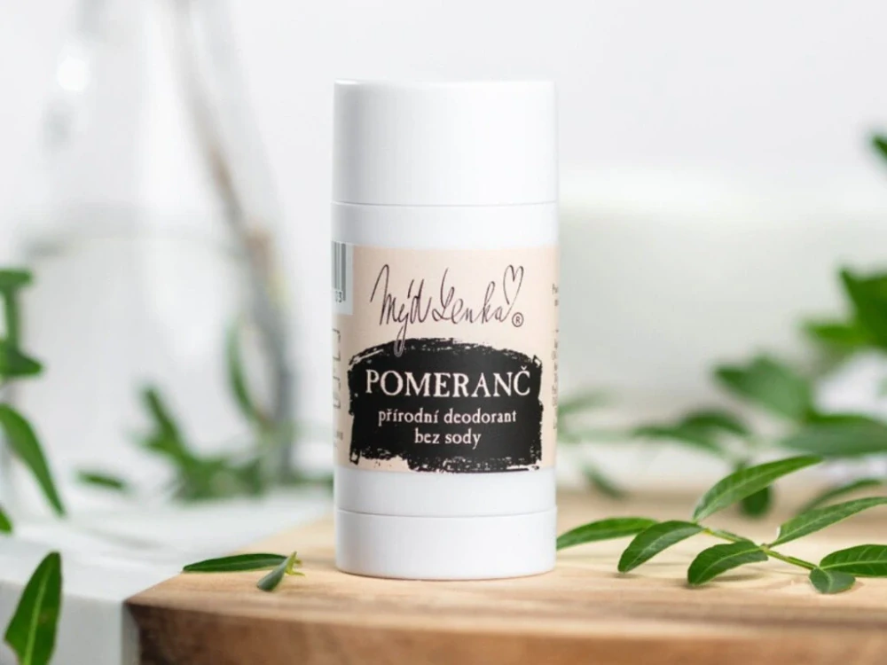 Přírodní deodorant bez sody Pomeranč