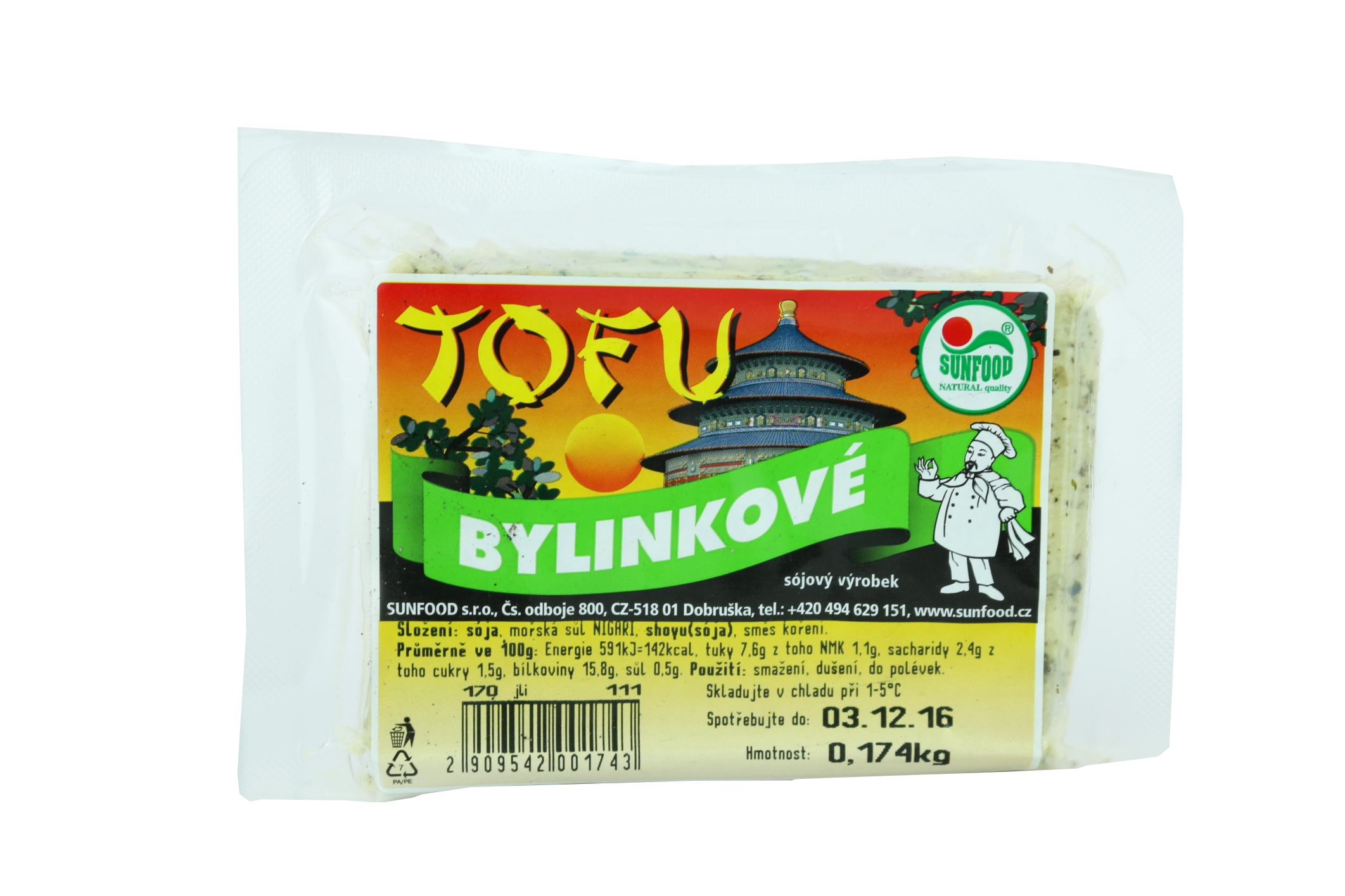 Tofu bylinkové - Sunfood
