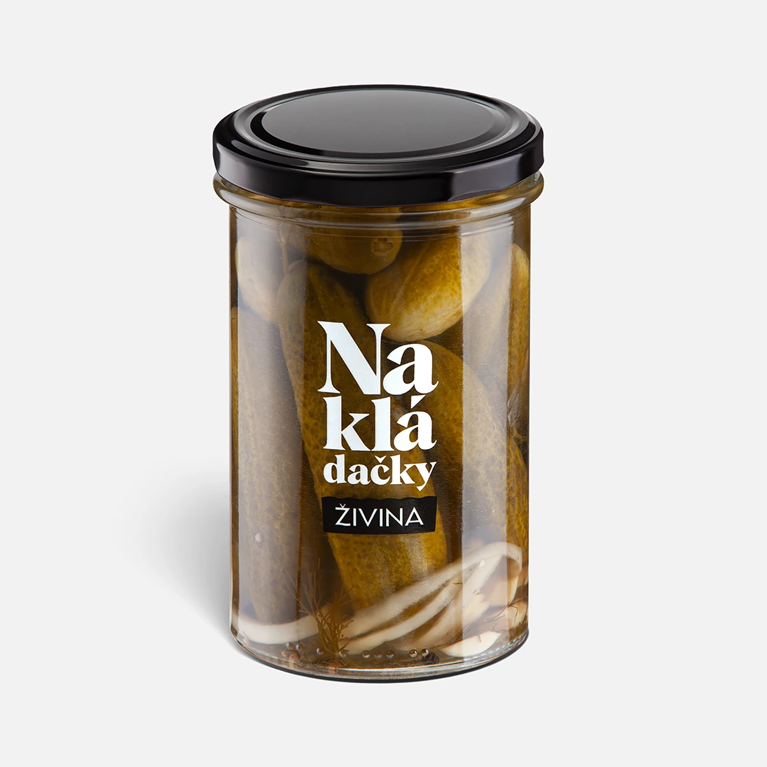 Nakládačky ve sladkokyselém nálevu z českých okurek 500 g