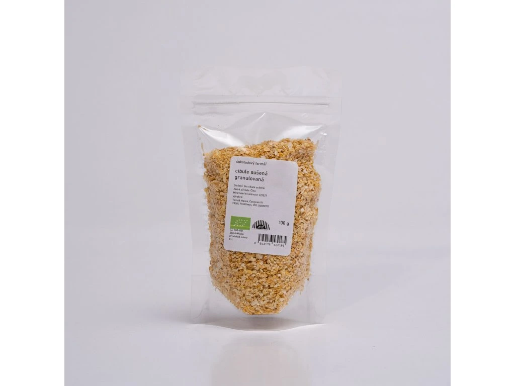 Cibule granulovaná smažená Bio, 100 g
