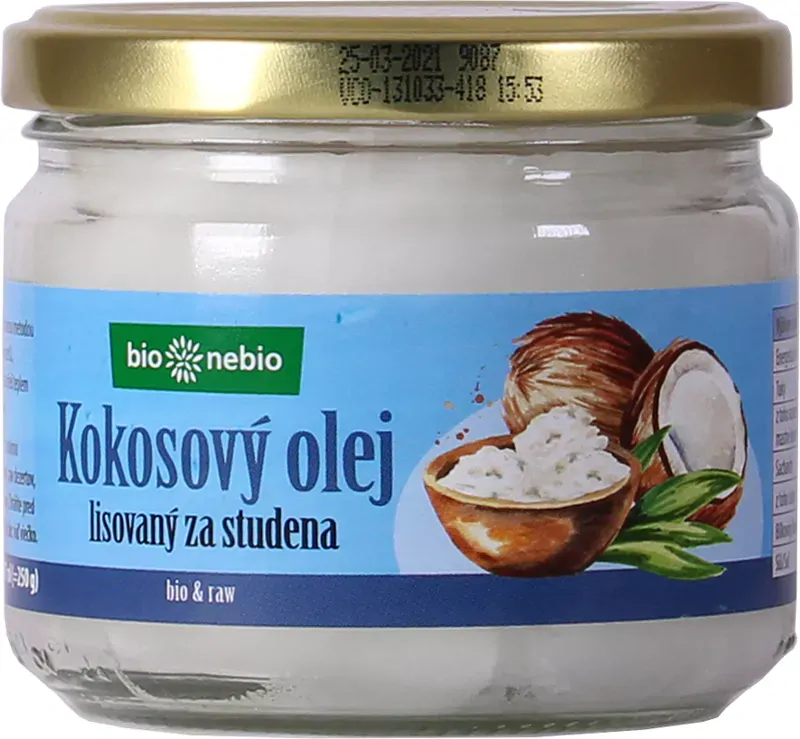 Kokosový olej lisovaný za studena BIO, 250 g