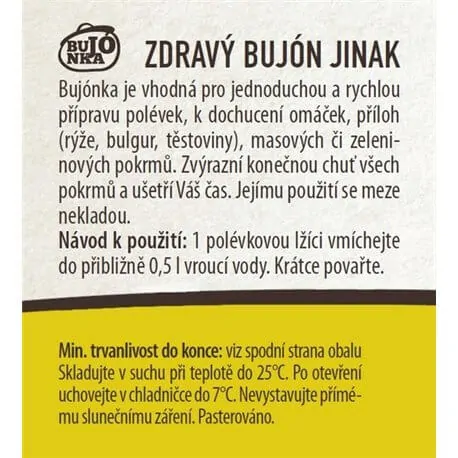 Bujónka zeleninová, 200 g