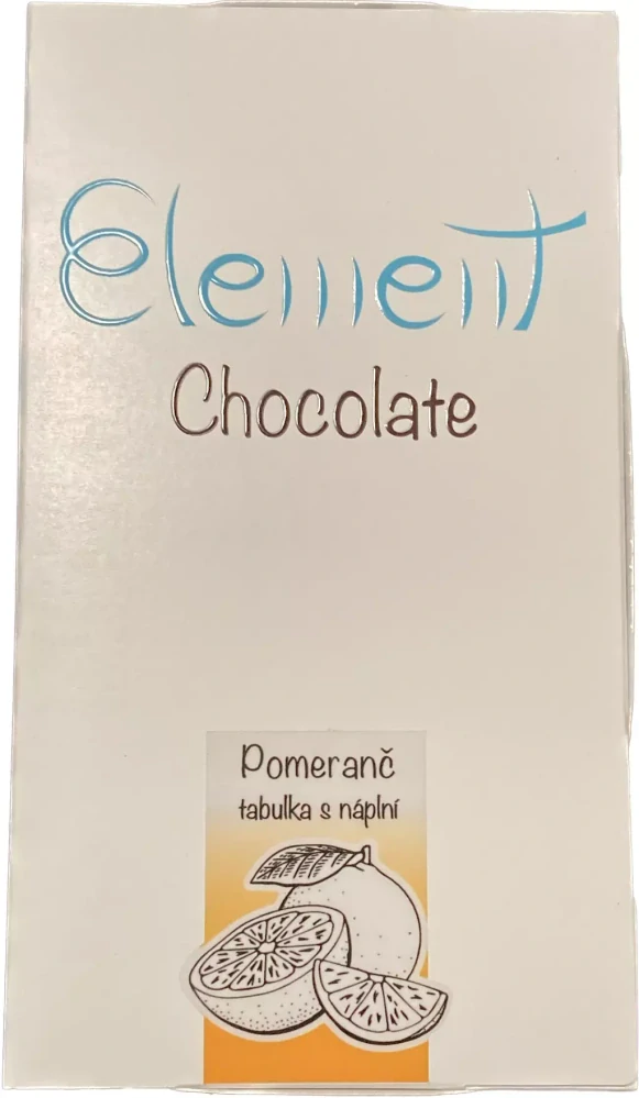 Čokoláda s pomerančovou krémovou náplní, 100 g