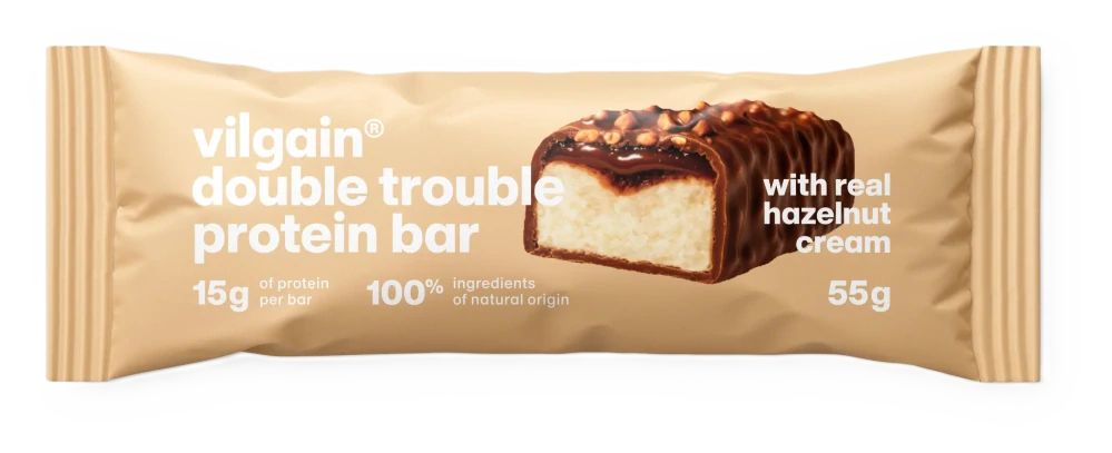 Vilgain Double Trouble Protein Bar 55 g