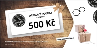 Dárkový voucher v hodnotě 500 Kč