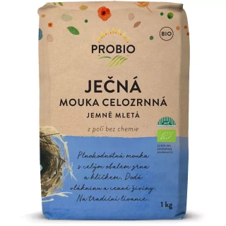 Ječná mouka bio celozrnná jemně mletá1 kg