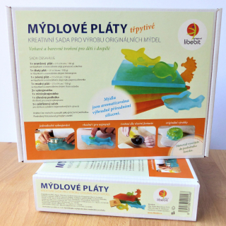 Kreativní sada pro výrobu originálních mýdel třpytivá