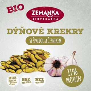 Bio krekry s dýňovým semínkem
