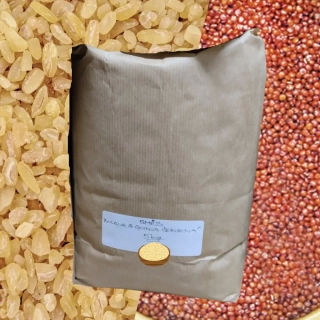 Pšeničný bulgur a červená quinoa od farmáře