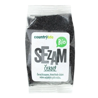 Bio sezam černý neloupaný Country Life 100 g