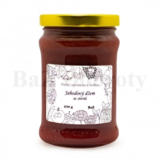 Džem jahodový se stévií, 150 g