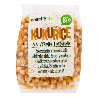 Kukuřice na výrobu popcornu, 200 g BIO Country