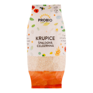 Krupice špaldová celozrnná Probio 400g