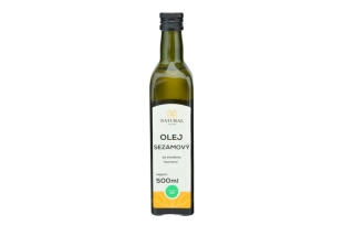 Olej sezamový za studena lisovaný - Natural 500ml