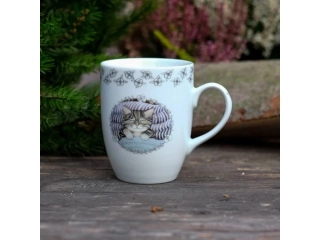 Větší hrníček vysoký s kocourkem Batulem