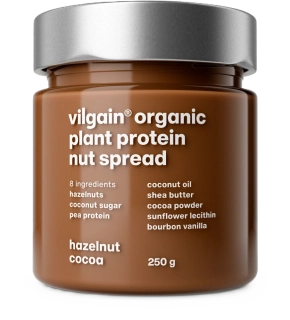 Vilgain Plant Protein Nut Spread BIO lískové ořechy a kakao 250 g