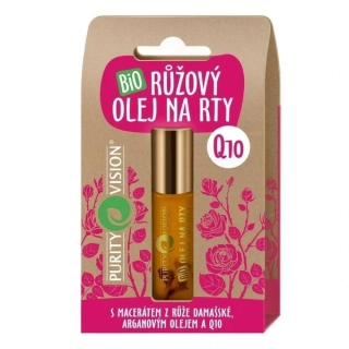 Purity Vision Růžový olej na rty BIO - 10 ml