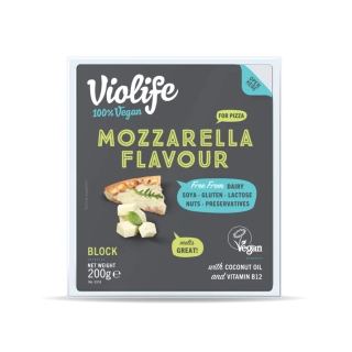 Blok s příchutí mozzarella 200 g VIOLIFE