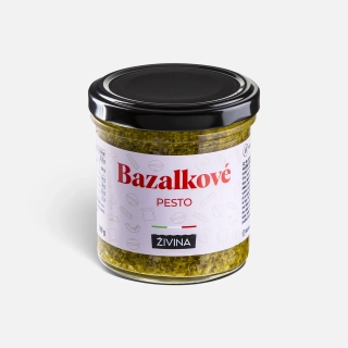 Bazalkové pesto na těstoviny, do salátů i na pečivo 140 g