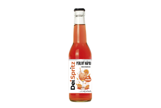 Nealkoholický perlivý nápoj s příchutí SPRITZ - sklo - DEI 330ml