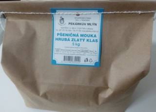 Pekárkova mouka pšeničná hrubá Zlatý klas