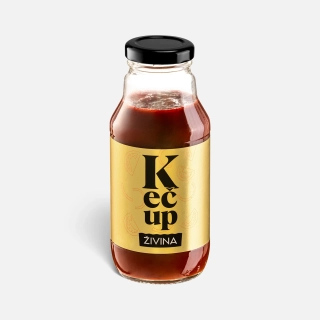 Kečup ze sladkých letních rajčat z jihomoravských polí 350 g