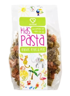 Dětské Těstoviny z červené čočky a zeleného hrášku - zvířátka - BIO 250 g